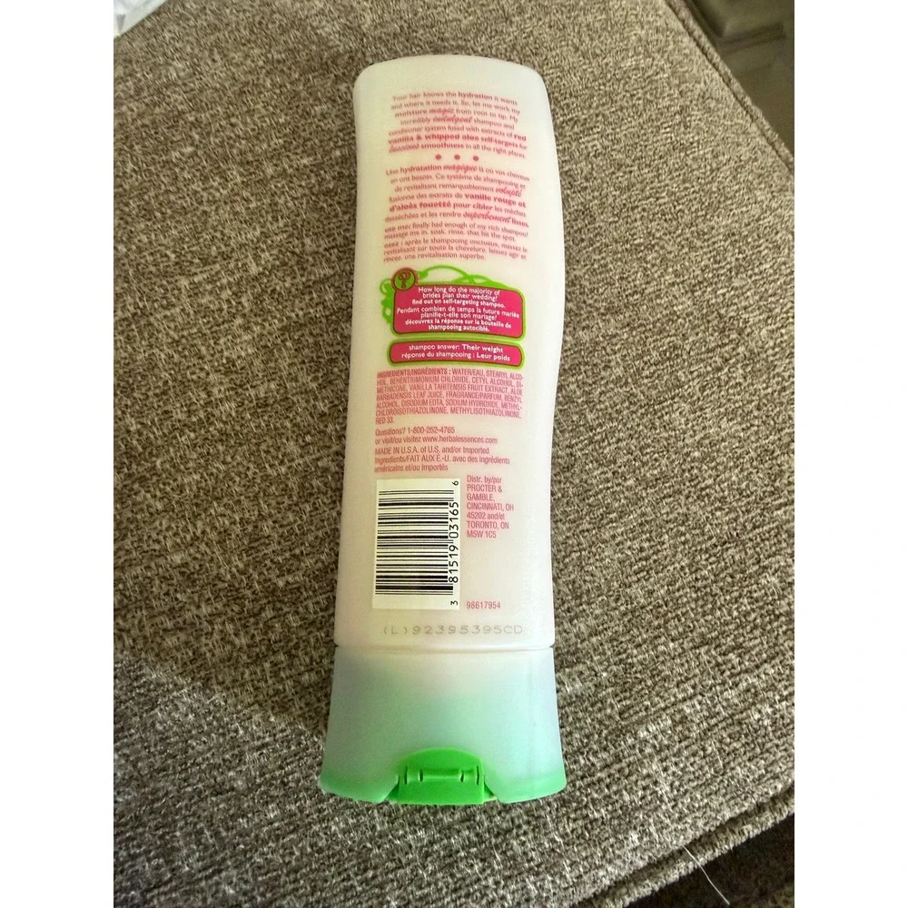 Herbal Essences Hydralicious‎ Self-Targeting Conditioner 10.1oz Red Vanilla Aloe